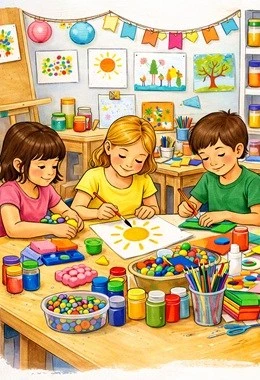 Warsztaty plastyczne | Świąteczno - wiosenne